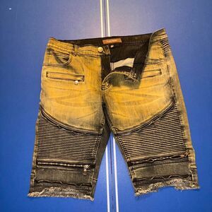 y2k Crysp denim tan washed streetwear denim